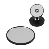 Coffee Maker Magnetic Mirror with 360° Rotating Base Aluminum Alloy Dual Ball Joints Coffee Flow Rate Observation Reflector Mirror Black