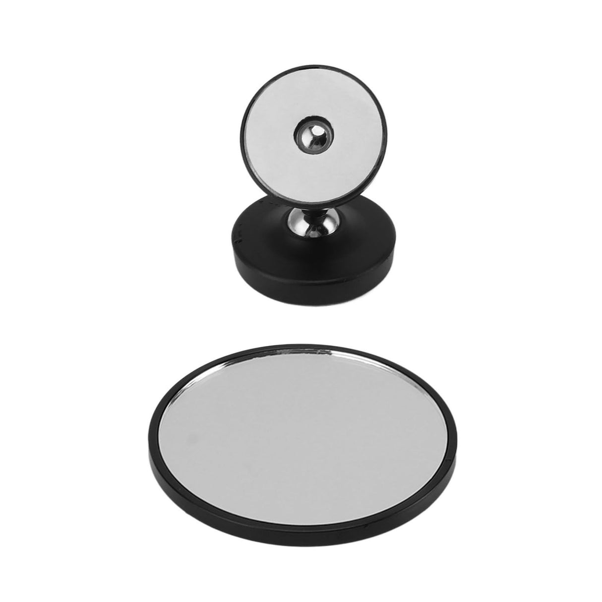 Coffee Maker Magnetic Mirror with 360° Rotating Base Aluminum Alloy Dual Ball Joints Coffee Flow Rate Observation Reflector Mirror Black