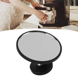 Coffee Maker Magnetic Mirror with 360° Rotating Base Aluminum Alloy Dual Ball Joints Coffee Flow Rate Observation Reflector Mirror Black