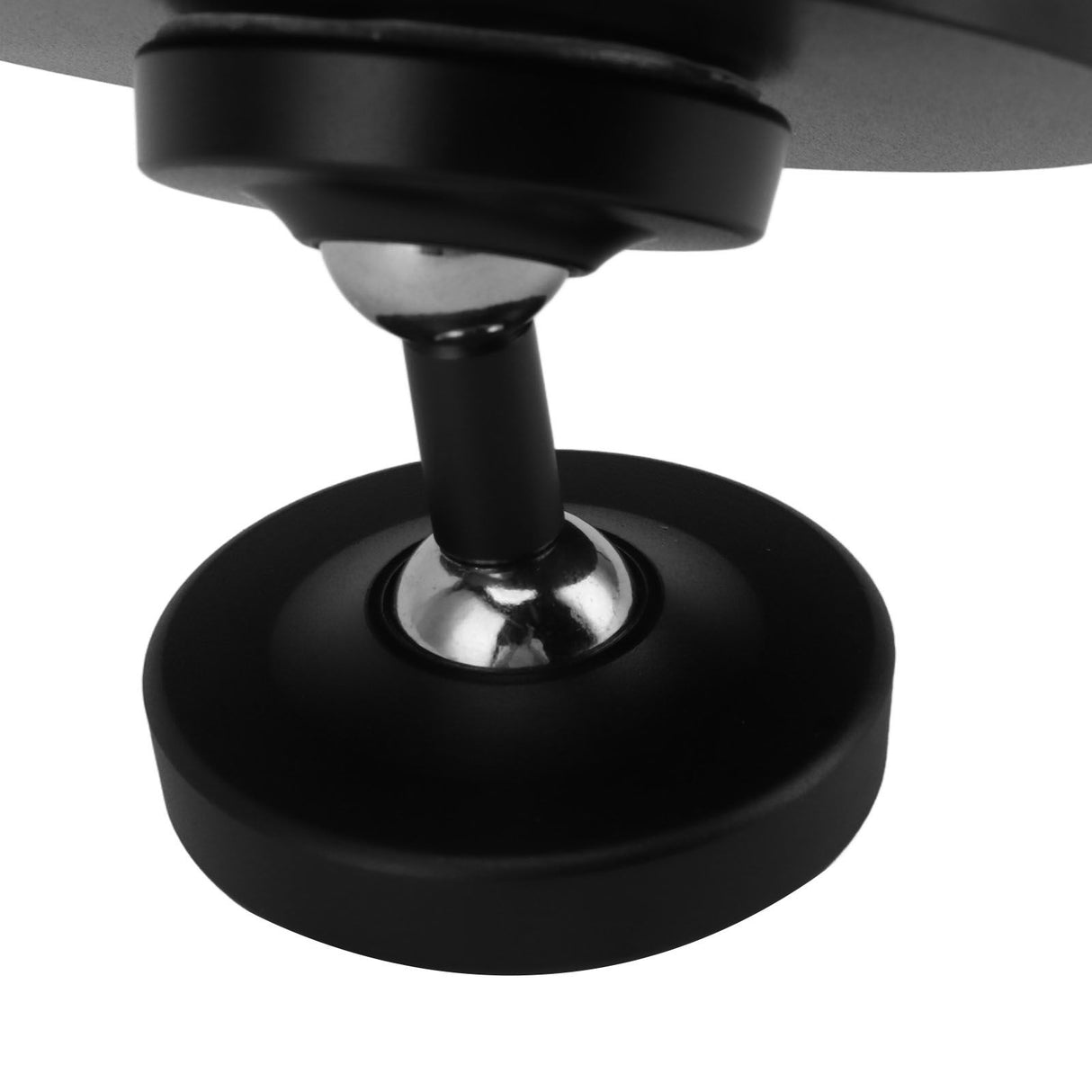 Coffee Maker Magnetic Mirror with 360° Rotating Base Aluminum Alloy Dual Ball Joints Coffee Flow Rate Observation Reflector Mirror Black