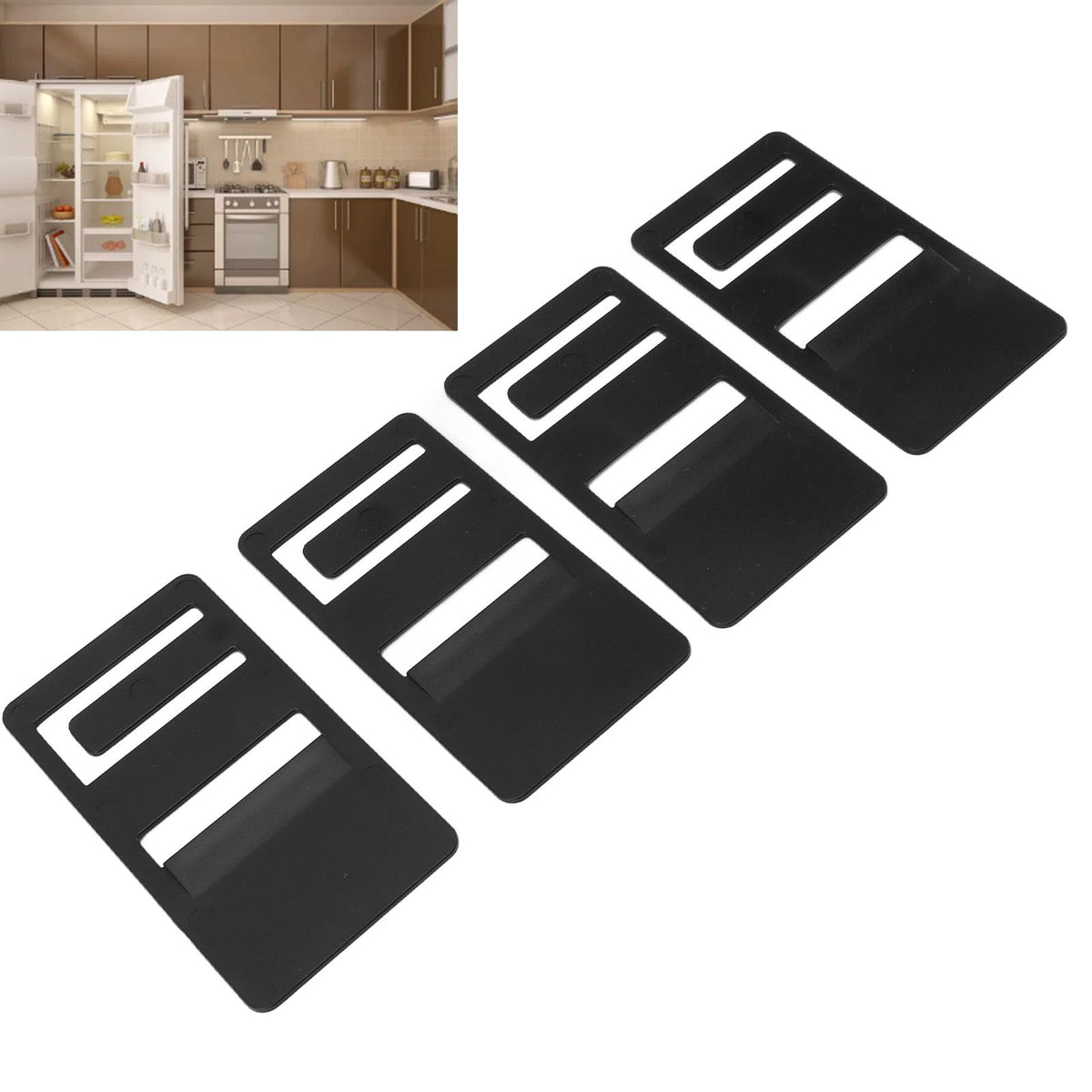 4PCS RV Refrigerator Airing Clip Device Card Fridge Door Prop Clips to Prevent Build Up and Odor for DM26XX DM28XX