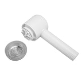 Electric Lint Shaver Fuzz Removing 6 Blades High Efficiency Lint Roller Fabric Defuzzer for Clothes Carpet Couch White - 45-Degree Angle