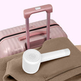 Electric Lint Shaver Fuzz Removing 6 Blades High Efficiency Lint Roller Fabric Defuzzer for Clothes Carpet Couch White