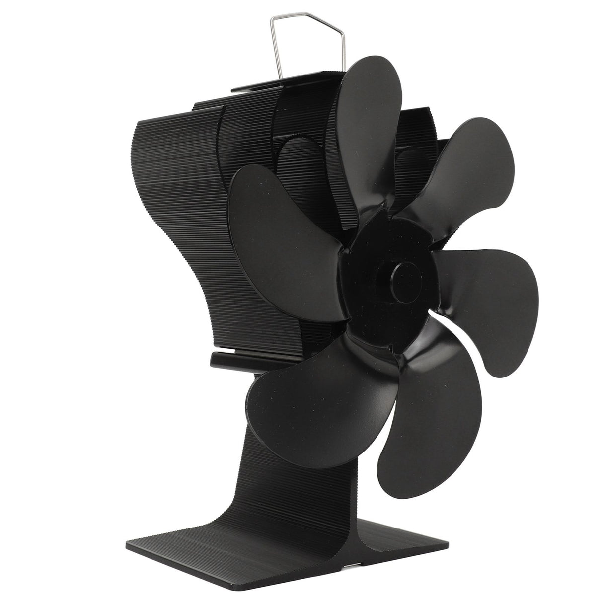 Stove Fan 6 Blades Fireplace Fan Heat Powered Fast Warm Circulation Quiet Heat Resistant Thermoeletric Fan for Log Burner Home