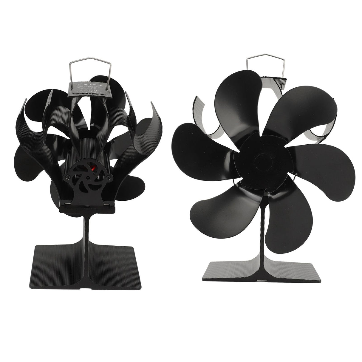 Stove Fan 6 Blades Fireplace Fan Heat Powered Fast Warm Circulation Quiet Heat Resistant Thermoeletric Fan for Log Burner Home