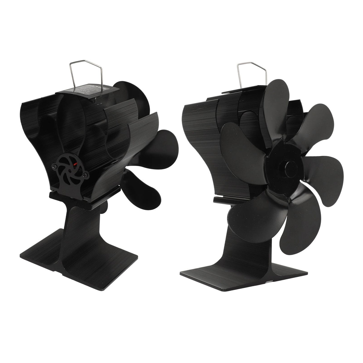 Stove Fan 6 Blades Fireplace Fan Heat Powered Fast Warm Circulation Quiet Heat Resistant Thermoeletric Fan for Log Burner Home