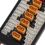 LiPo Charging Board Highly Efficient Stable Safe XT60 Plug Heat Resistant Lipo Parallel Charging Board for Electric Vehicle Toys