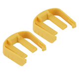 2 PCS Car Washer Quick Connector Buckle Lightweight ABS Power Washer C Clip Buckle for Karcher K2 K3 K7 Yellow