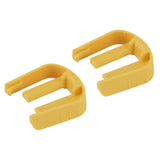 2 PCS Car Washer Quick Connector Buckle Lightweight ABS Power Washer C Clip Buckle for Karcher K2 K3 K7 Yellow