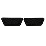2Pcs Refrigerator Water Drip Tray Catcher Trapezoidal Silicone Refrigerator Drip Tray Catcher for GE for Samsung Black