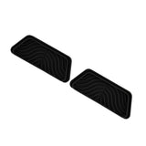 2Pcs Refrigerator Water Drip Tray Catcher Trapezoidal Silicone Refrigerator Drip Tray Catcher for GE for Samsung Black - Extra Image