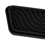 2Pcs Refrigerator Water Drip Tray Catcher Trapezoidal Silicone Refrigerator Drip Tray Catcher for GE for Samsung Black - Extra Image