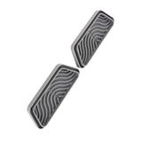 2Pcs Refrigerator Water Drip Tray Catcher Trapezoidal Silicone Refrigerator Drip Tray Catcher for GE for Samsung Grey - Extra Image