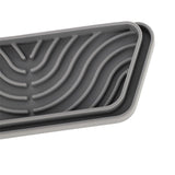 2Pcs Refrigerator Water Drip Tray Catcher Trapezoidal Silicone Refrigerator Drip Tray Catcher for GE for Samsung Grey