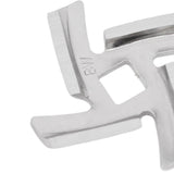 Stainless Steel Meat Grinder Plate Discs Grinding Blades for Food Grinder Attachment 2 Sharp Blades 2 Cutting Plates