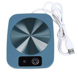 Coffee Warmer Smart Constant Temperature USB Powered Portable Mug Warmer for Office Travel Home Blue