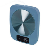 Coffee Warmer Smart Constant Temperature USB Powered Portable Mug Warmer for Office Travel Home Blue - Close-Up Angle