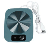 Coffee Warmer Smart Constant Temperature USB Powered Portable Mug Warmer for Office Travel Home Green