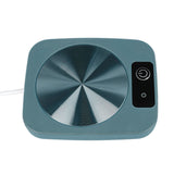 Coffee Warmer Smart Constant Temperature USB Powered Portable Mug Warmer for Office Travel Home Green