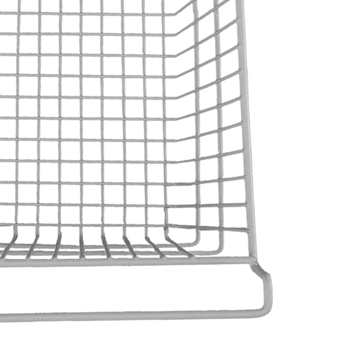 2pcs Freezer Baskets for Chest Freezer Household Wire Storage Basket Bins Organizer with High Low Handles for Kitchen Pantry Cabinet 50x24cm / 19.7x9.4in