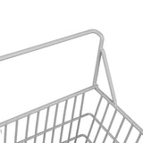 2pcs Freezer Baskets for Chest Freezer Household Wire Storage Basket Bins Organizer with High Low Handles for Kitchen Pantry Cabinet 50x24cm / 19.7x9.4in