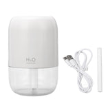 200ml Aromatherapy Diffuser Aroma Diffuser Aromatherapy Machine Mist Humidifier with 7 Colorful Ambient Lights for Household Bedroom Car Desktop White