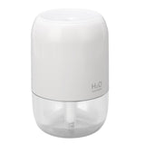 200ml Aromatherapy Diffuser Aroma Diffuser Aromatherapy Machine Mist Humidifier with 7 Colorful Ambient Lights for Household Bedroom Car Desktop White