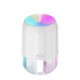 200ml Aromatherapy Diffuser Aroma Diffuser Aromatherapy Machine Mist Humidifier with 7 Colorful Ambient Lights for Household Bedroom Car Desktop White