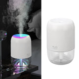 200ml Aromatherapy Diffuser Aroma Diffuser Aromatherapy Machine Mist Humidifier with 7 Colorful Ambient Lights for Household Bedroom Car Desktop White