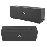 Flame Air Diffuser 3D Fireplace Appearance Multi Colored Fire Automatic Power Off Protection 320ml Silent Flame Mist Air Humidifier for Bedroom Office Black