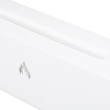 Flame Air Diffuser 3D Fireplace Appearance Multi Colored Fire Automatic Power Off Protection 320ml Silent Flame Mist Air Humidifier for Bedroom Office White - Extra Image