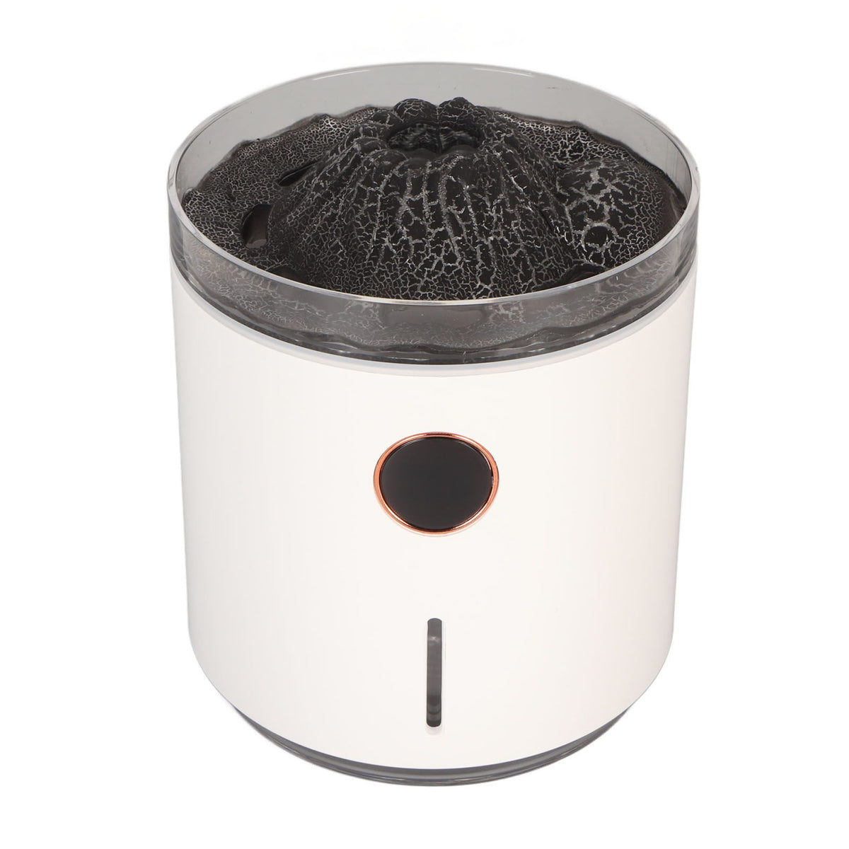 Aromatherapy Mist Diffuser Intelligent Multifunctional Timing Atomizing Flame Humidifier for Bedroom Living Room Black