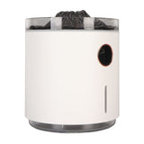 Aromatherapy Mist Diffuser Intelligent Multifunctional Timing Atomizing Flame Humidifier for Bedroom Living Room Black