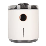 Aromatherapy Mist Diffuser Intelligent Multifunctional Timing Atomizing Flame Humidifier for Bedroom Living Room Black