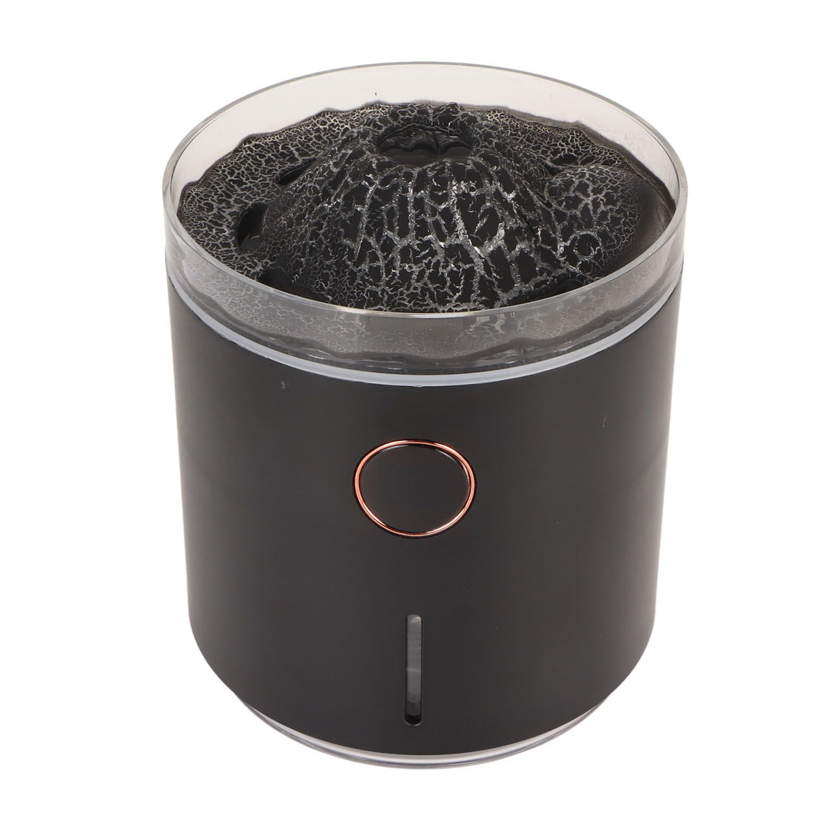 Aromatherapy Mist Diffuser Intelligent Multifunctional Timing Atomizing Flame Humidifier for Bedroom Living Room White