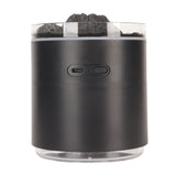 Aromatherapy Mist Diffuser Intelligent Multifunctional Timing Atomizing Flame Humidifier for Bedroom Living Room White