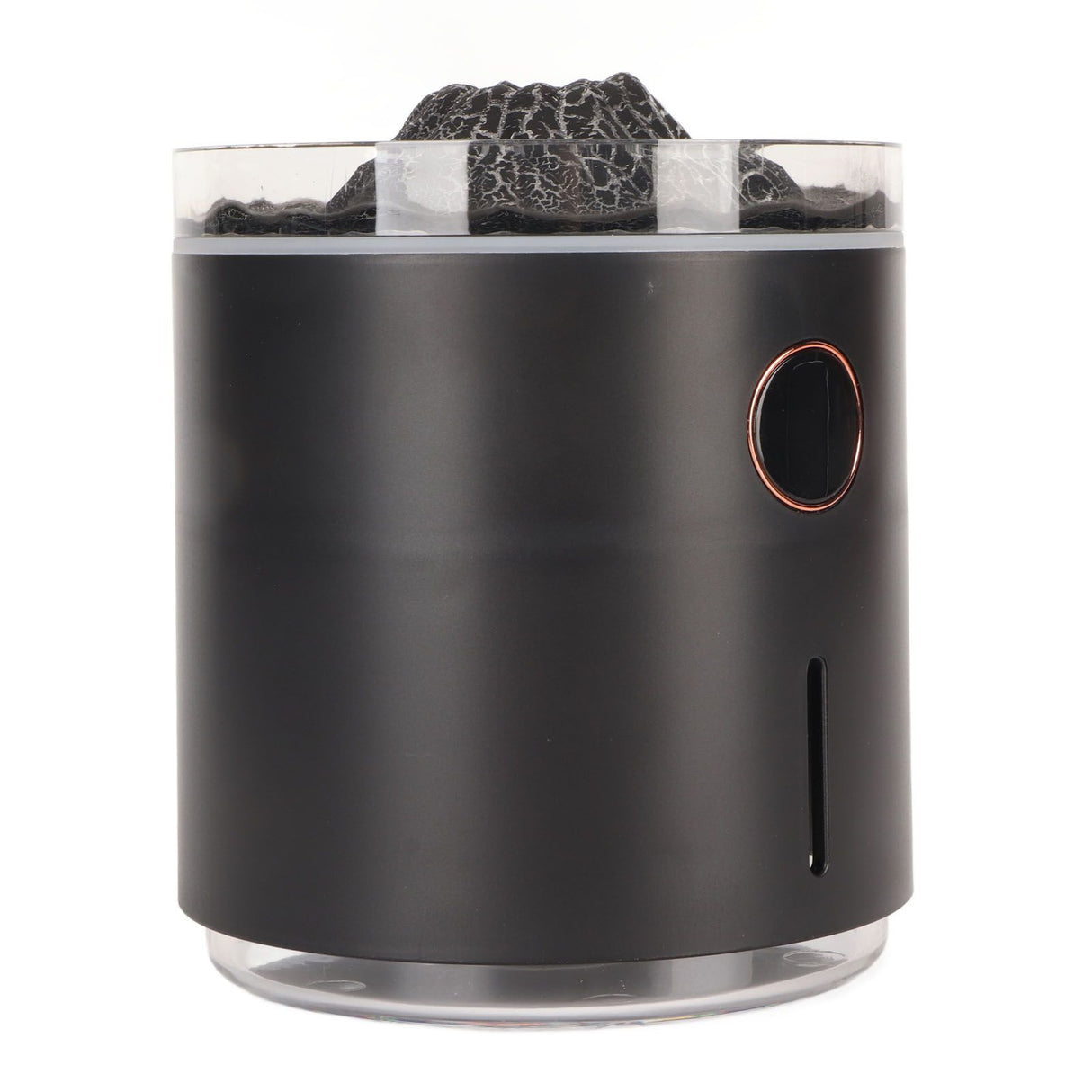 Aromatherapy Mist Diffuser Intelligent Multifunctional Timing Atomizing Flame Humidifier for Bedroom Living Room White