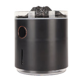 Aromatherapy Mist Diffuser Intelligent Multifunctional Timing Atomizing Flame Humidifier for Bedroom Living Room White