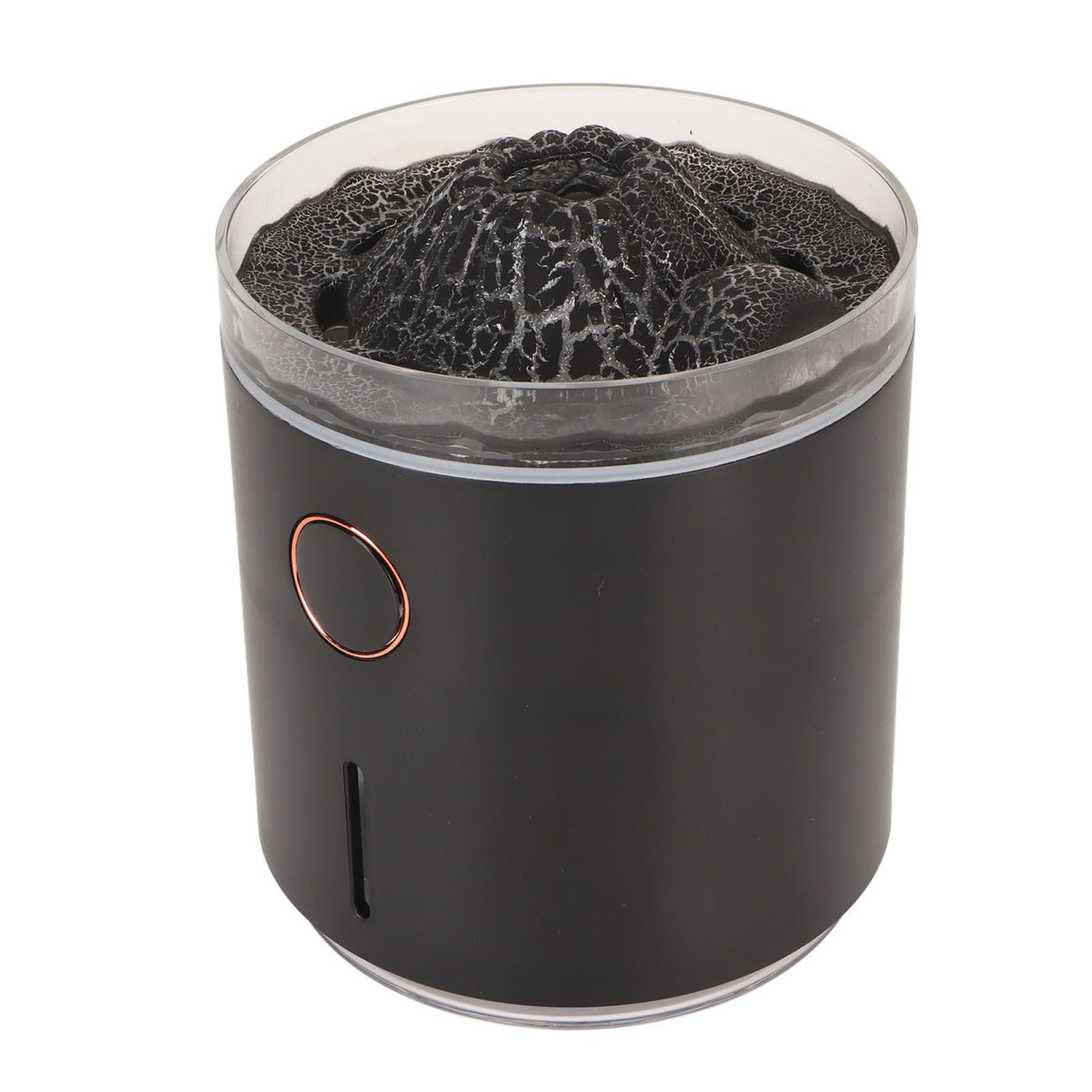 Aromatherapy Mist Diffuser Intelligent Multifunctional Timing Atomizing Flame Humidifier for Bedroom Living Room White