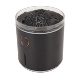 Aromatherapy Mist Diffuser Intelligent Multifunctional Timing Atomizing Flame Humidifier for Bedroom Living Room White - Low Angle