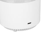 Essential Oil Diffuser Humidifier Simulation Volcano 200ml with Colorful Light Low Noise Desktop Humidifier for Home Bedroom Office White