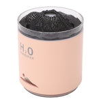 Essential Oil Diffuser Large Capacity Colorful Volcano Appearance Night Light Aromatherapy Oil Humidity Diffuser Pink