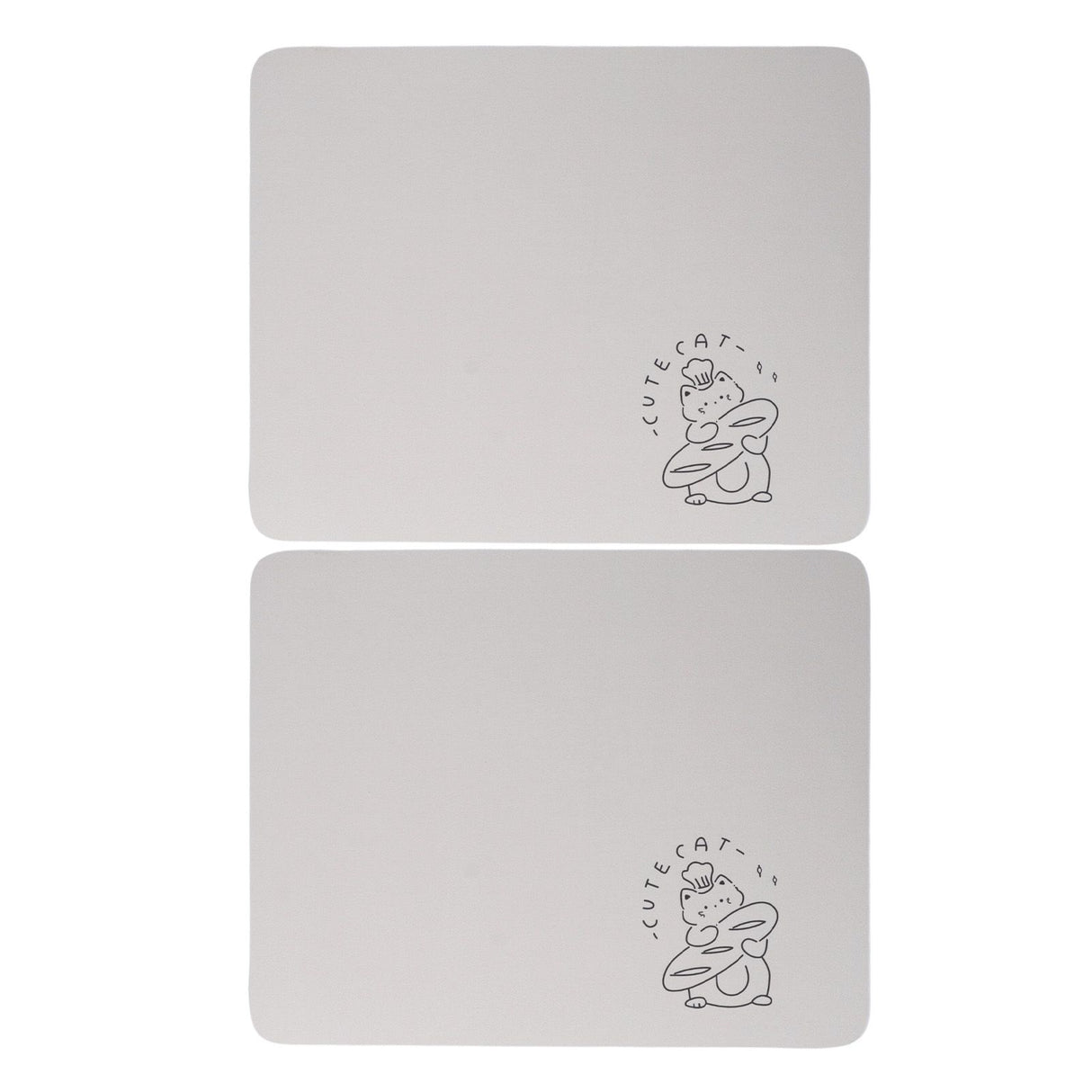 2PCS Coffee Bar Mat Multifunctional Prevent Slip Waterproof Shockproof Absorbent Dish Drying Mat for Kitchen Counter 30x40cm / 11.8x15.7in