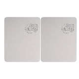 2PCS Coffee Bar Mat Multifunctional Prevent Slip Waterproof Shockproof Absorbent Dish Drying Mat for Kitchen Counter 30x40cm / 11.8x15.7in