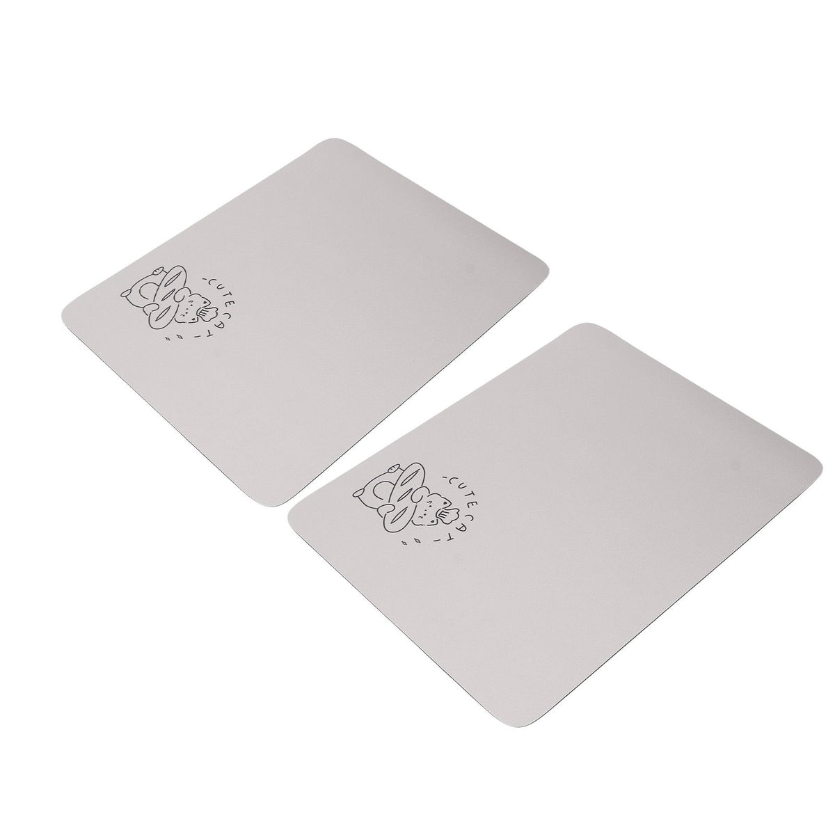 2PCS Coffee Bar Mat Multifunctional Prevent Slip Waterproof Shockproof Absorbent Dish Drying Mat for Kitchen Counter 30x40cm / 11.8x15.7in