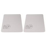 2PCS Coffee Bar Mat Multifunctional Prevent Slip Waterproof Shockproof Absorbent Dish Drying Mat for Kitchen Counter 30x40cm / 11.8x15.7in - Top-Down View
