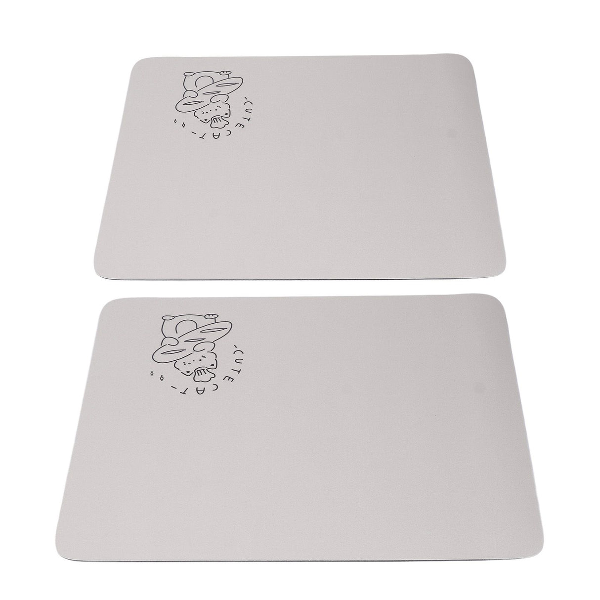 2PCS Coffee Bar Mat Multifunctional Prevent Slip Waterproof Shockproof Absorbent Dish Drying Mat for Kitchen Counter 30x40cm / 11.8x15.7in