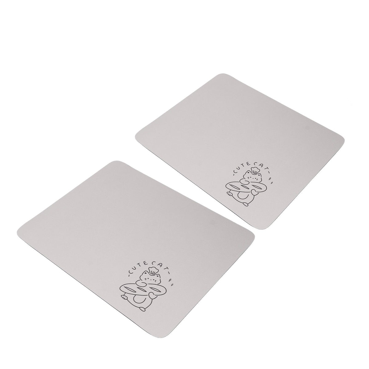 2PCS Coffee Bar Mat Multifunctional Prevent Slip Waterproof Shockproof Absorbent Dish Drying Mat for Kitchen Counter 30x40cm / 11.8x15.7in