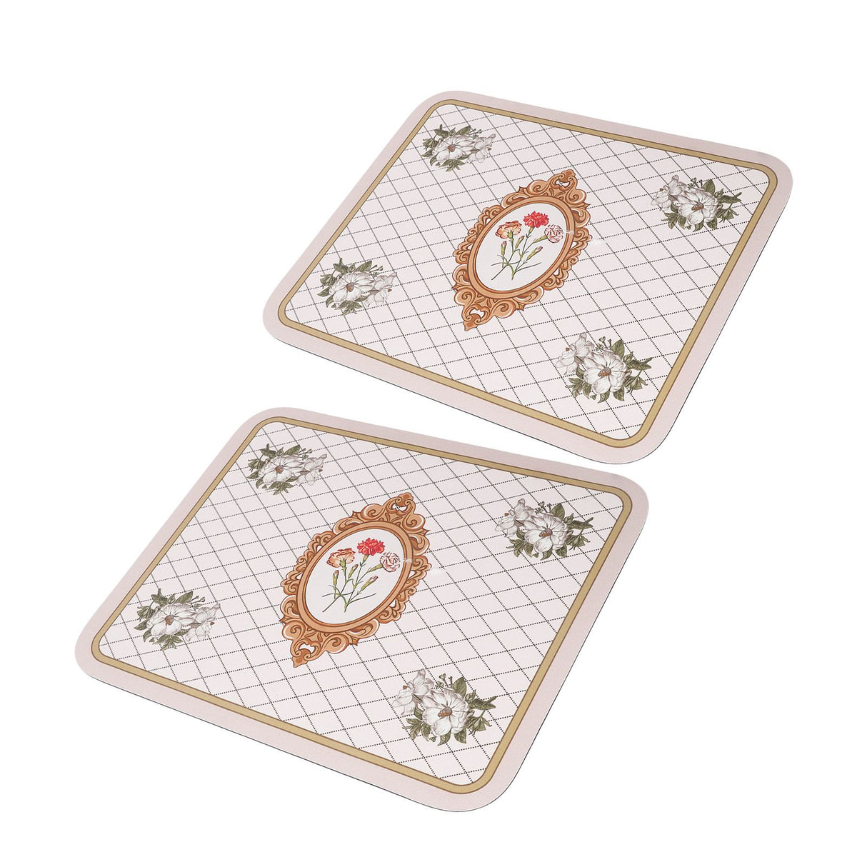 2PCS Coffee Mat Prevent Slip Waterproof Bottom Shockproof Absorbent Dish Drying Mat for Coffee Bar Accessories 50x60cm / 19.7x23.6in