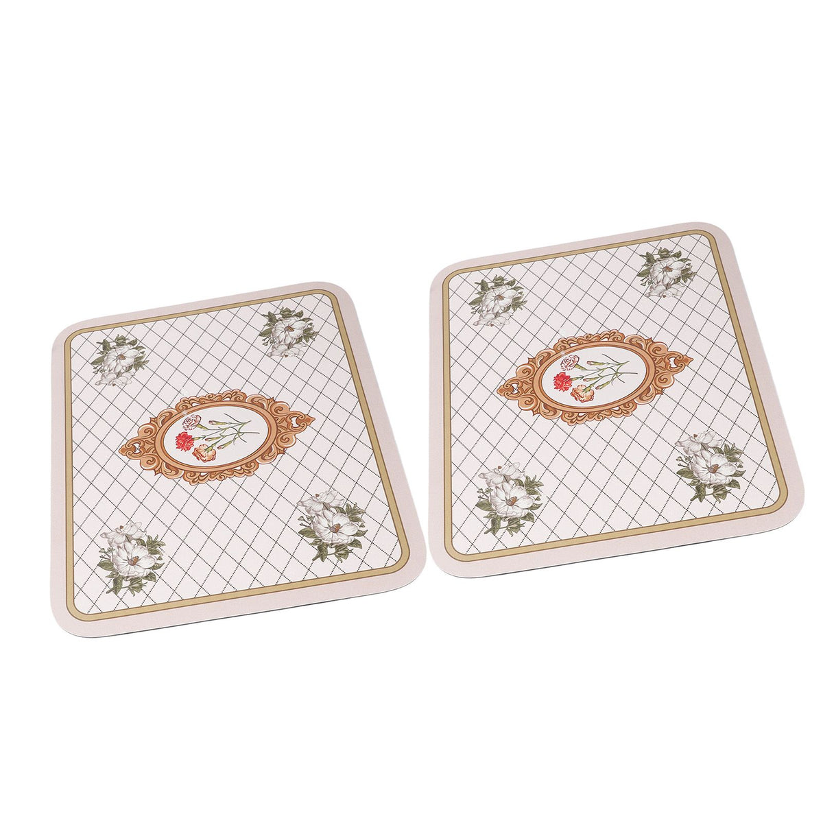 2PCS Coffee Mat Prevent Slip Waterproof Bottom Shockproof Absorbent Dish Drying Mat for Coffee Bar Accessories 50x60cm / 19.7x23.6in